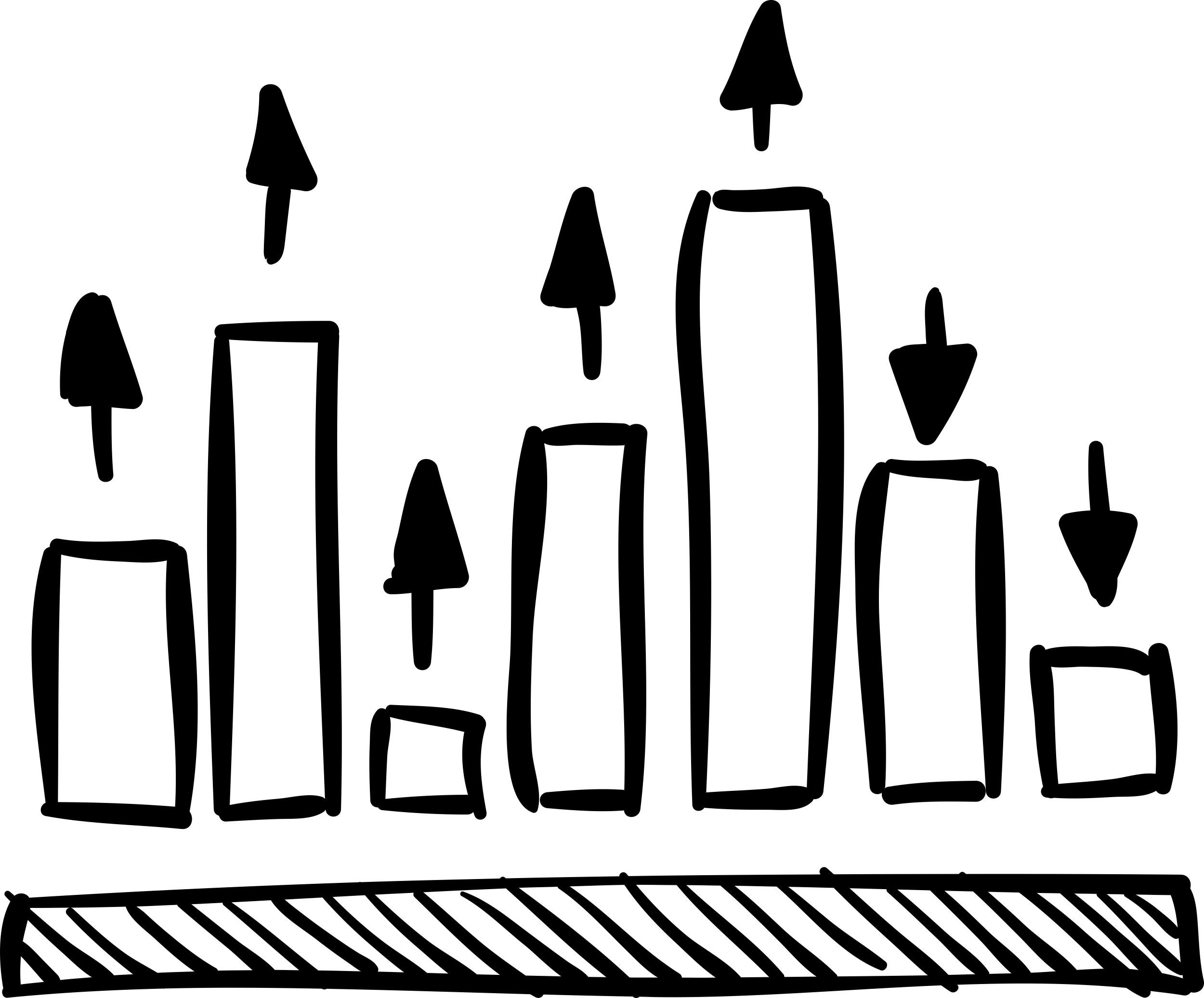 Bars Graphic Sketch Editable Svg Line Art Free Vectors